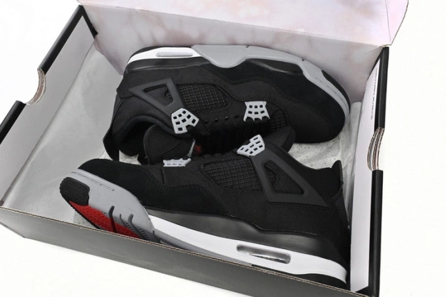 Cheap TBK Canvas Air 4 Black Jordan DH7138-006 0701